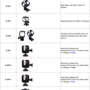 GOPRO 4/5 Session Accessories